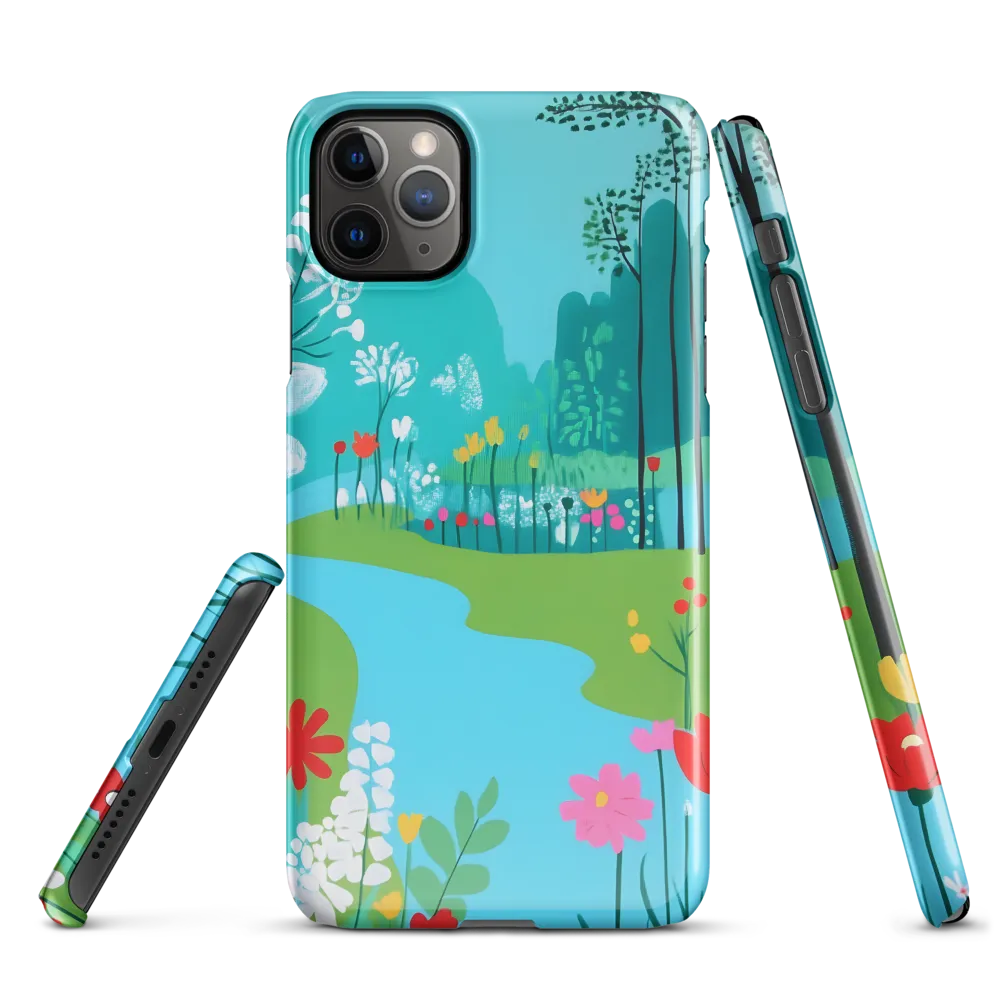 Whispers of Spring: A Colorful Retreat | Phone Case |  11 Pro Max | Snap Case | Glossy