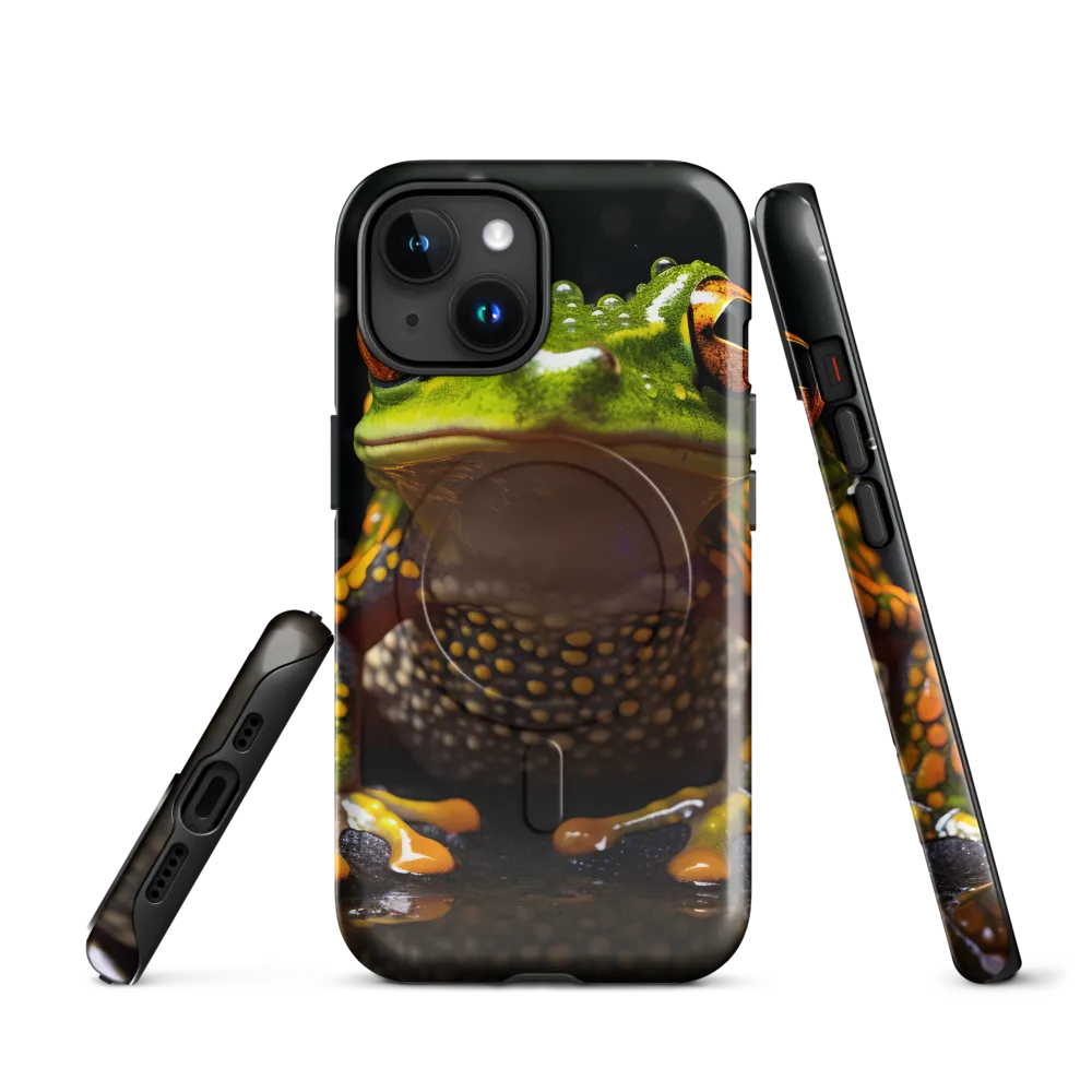 Emerald Elegance: The Frog in Focus