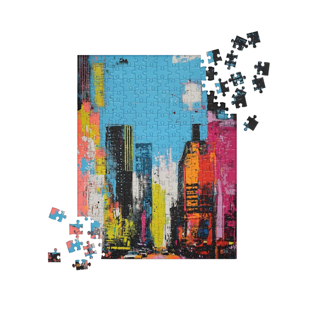 Urban Vortex of Color | Jigsaw Puzzle | 252/520 pieces