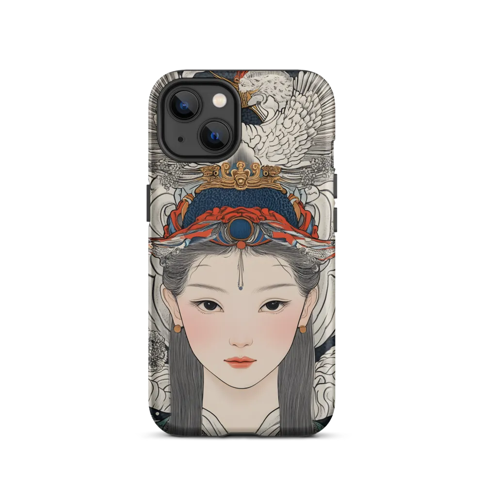Serenity in Myth: A Traditional Portrait | Phone Case |  13 | Tough Case | Matte