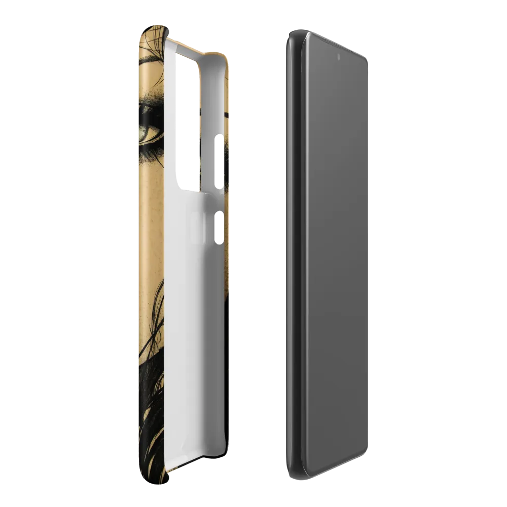 Enigmatic Gaze | Phone Case |  S21 Ultra | Snap Case | Matte