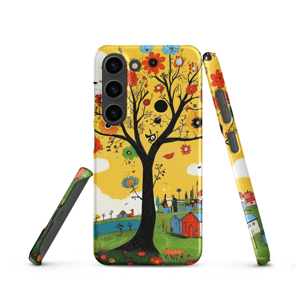 Whimsical Blooms of Life | Phone Case |  S23 | Snap Case | Matte