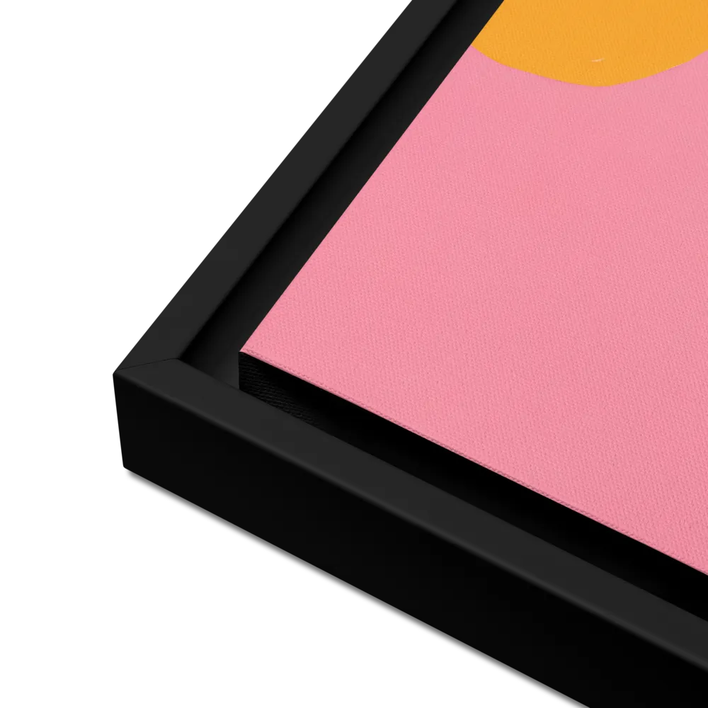 Whispers of the Sun | Canvas with Black Frame | 16″×16″