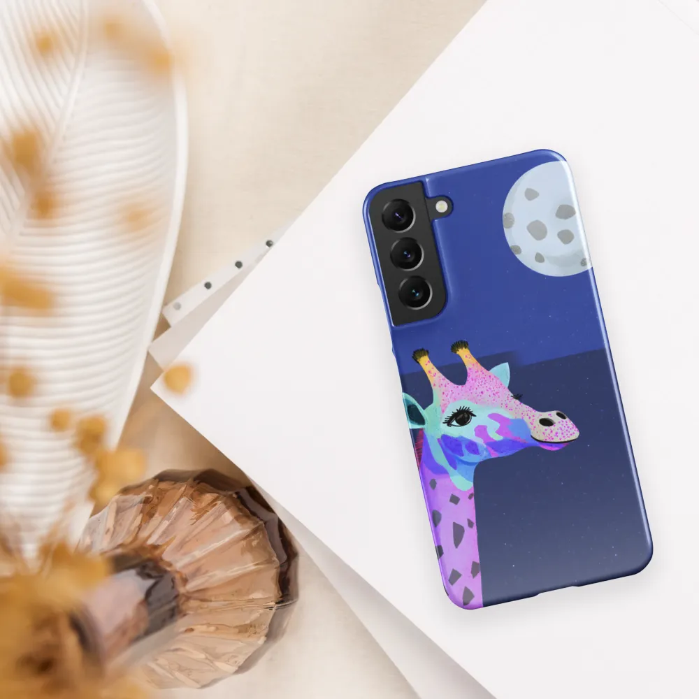 Whimsical Giraffe Under the Stars