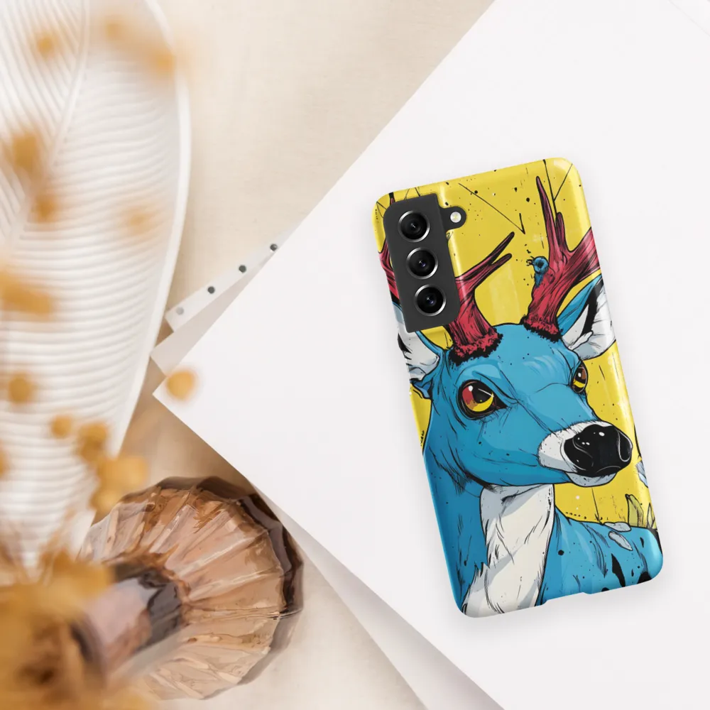Vivid Antlers: A Modern Take on Nature