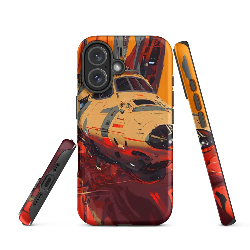 Futuristic Vessel: A Glimpse into Tomorrow | Phone Case |  16 | Tough Case | Matte