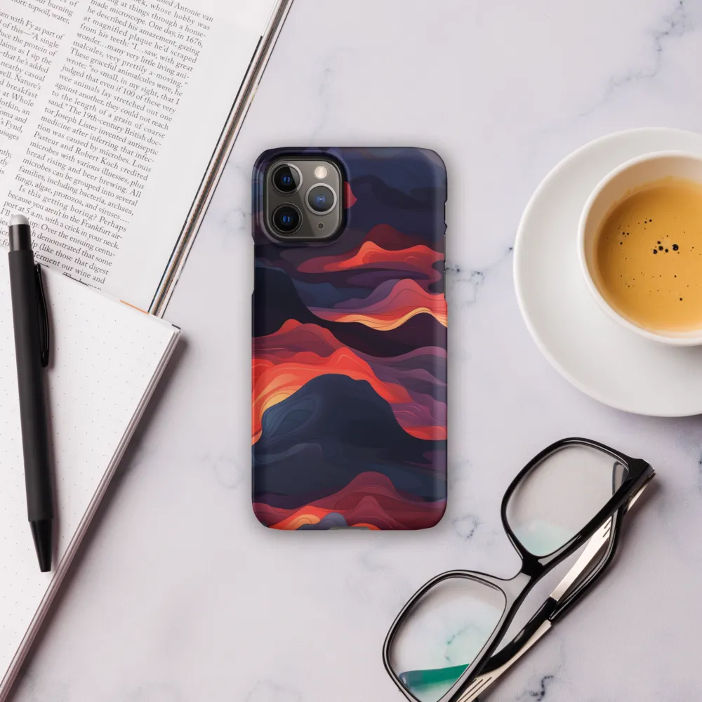 Ethereal Waves of Color | Phone Case |  11 Pro | Snap Case | Matte