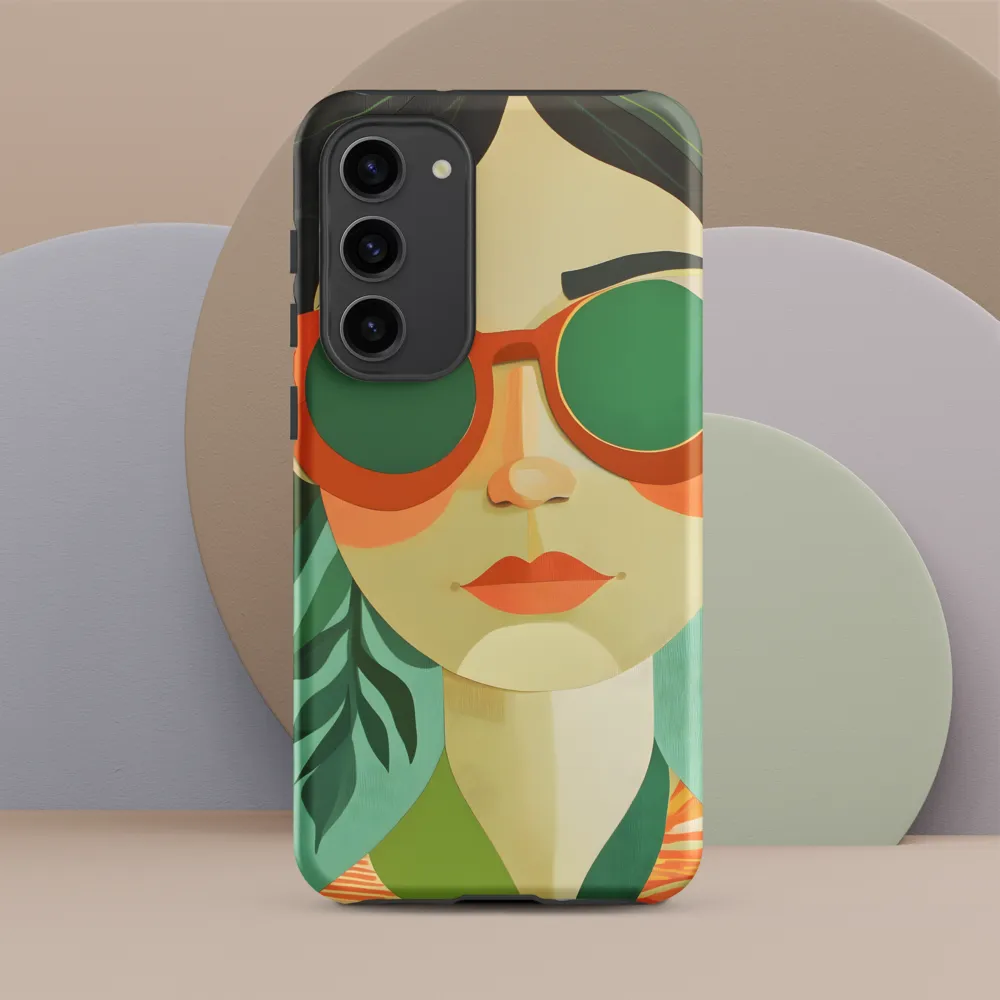 Bold Serenity: A Modern Portrait