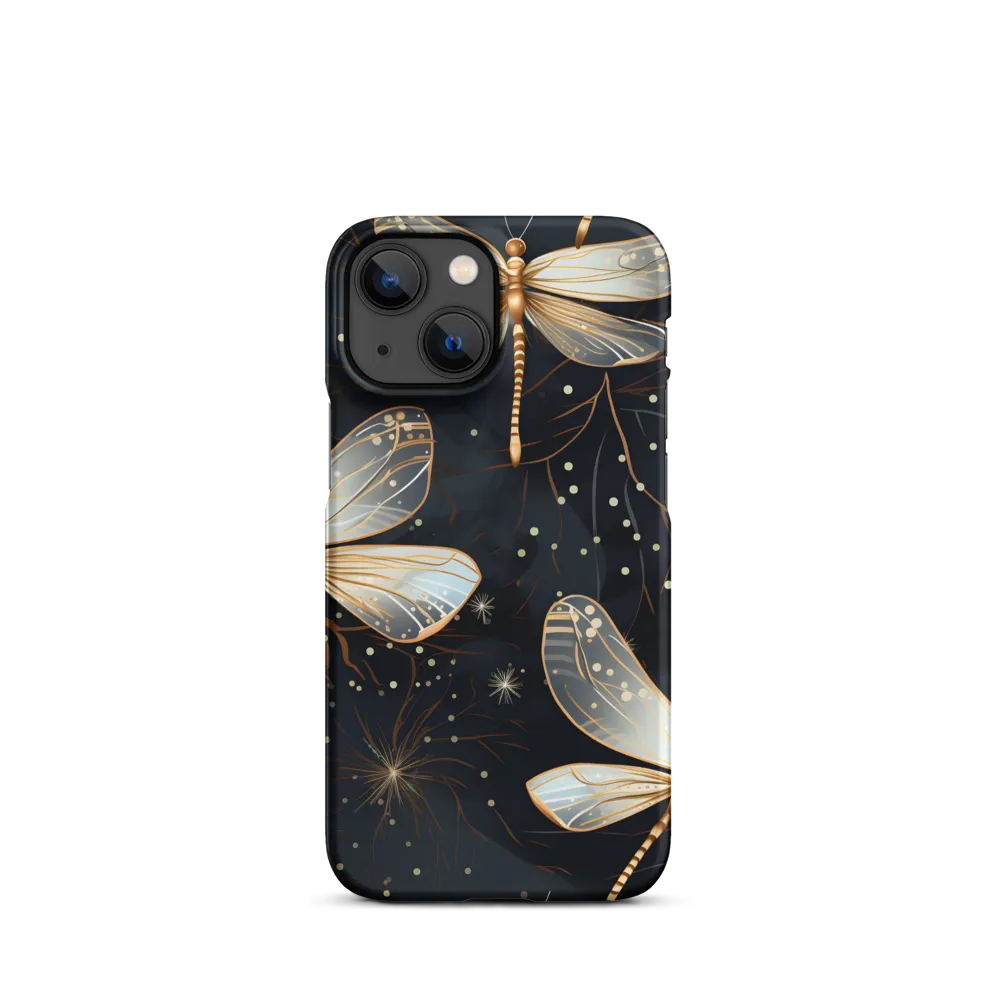 Ethereal Dance: Dragonflies in a Midnight Garden