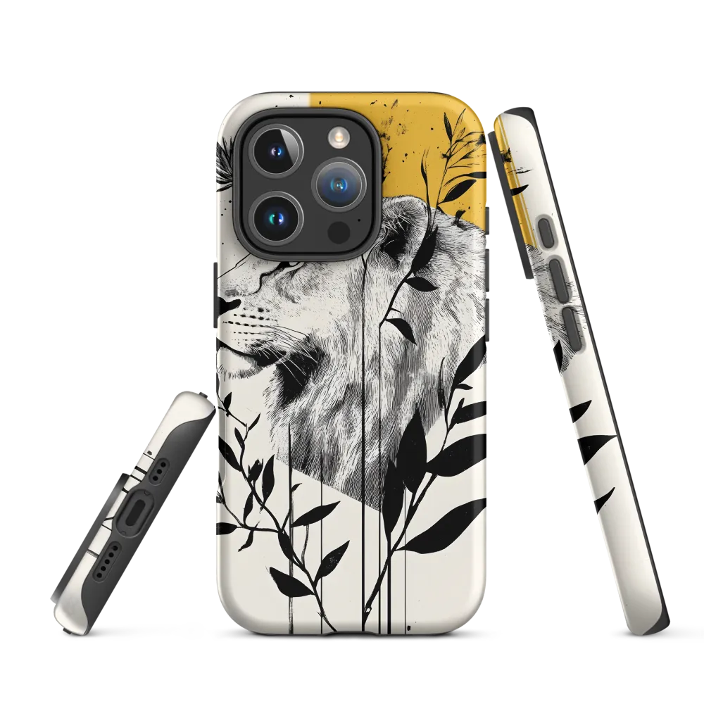 Regal Serenity: The Lion and Flora