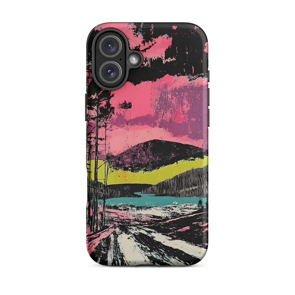 Vibrant Horizons: A Landscape in Contrast