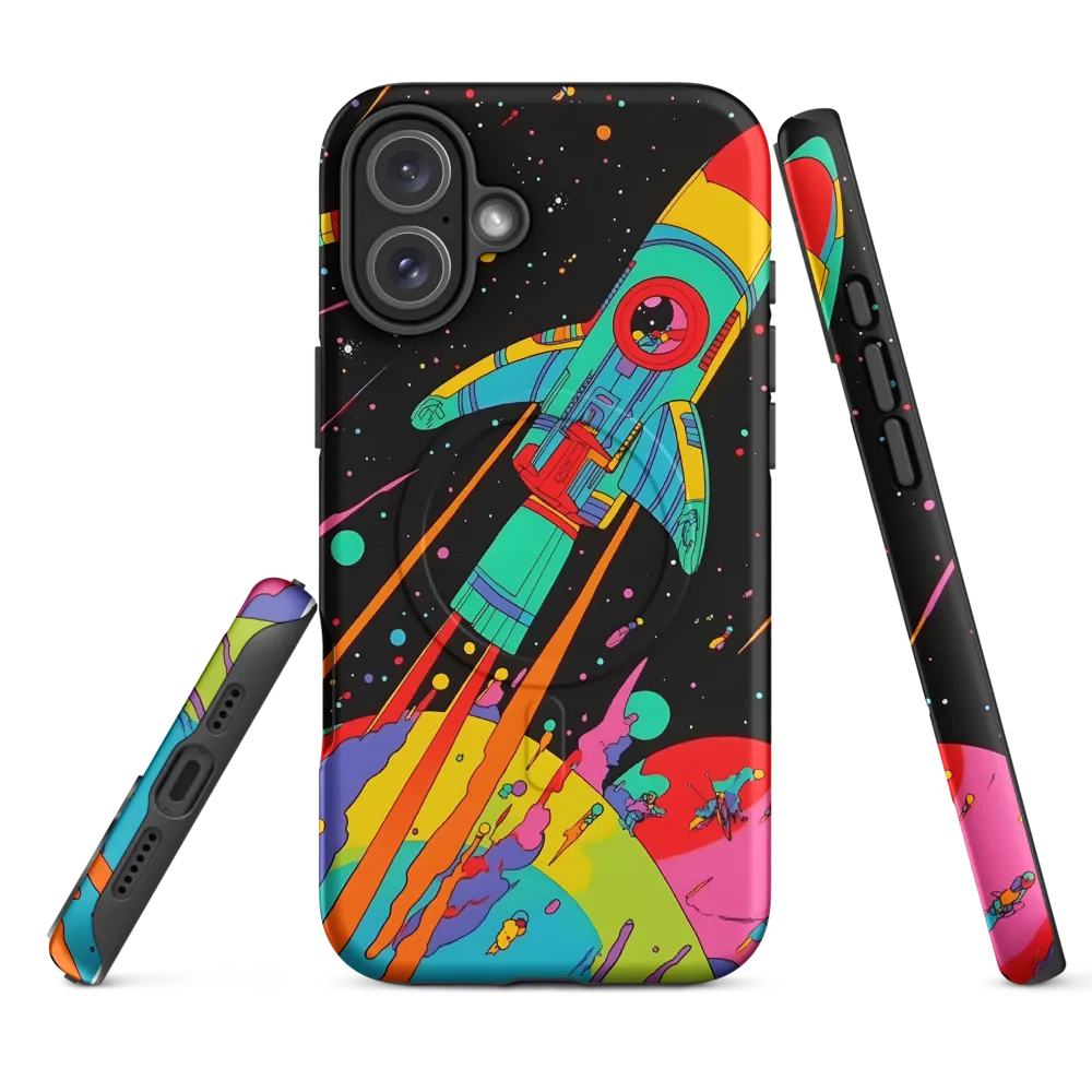 Cosmic Voyage: The Neon Lift-Off