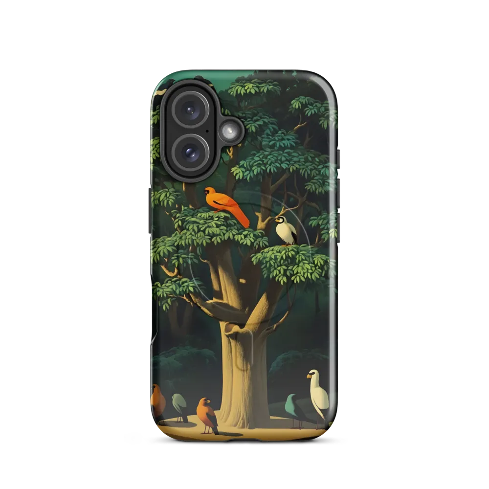 Harmony in Color: A Surreal Bird Symphony