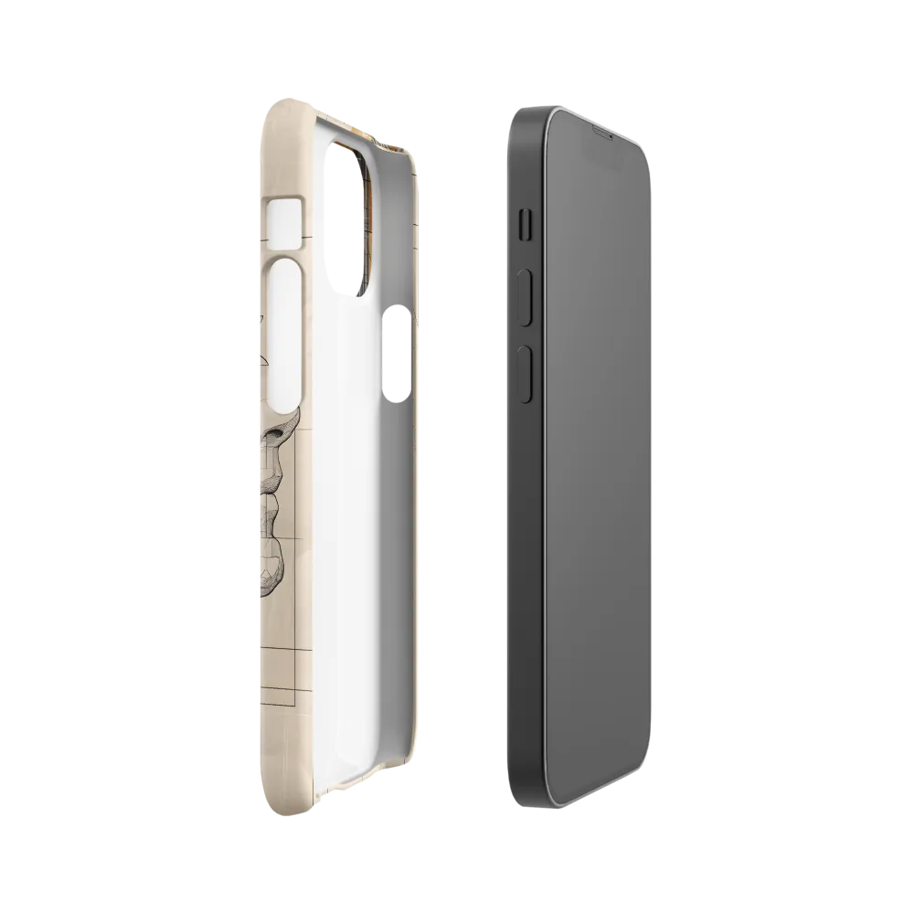 Geometric Reverie | Phone Case |  13 Mini | Snap Case | Glossy
