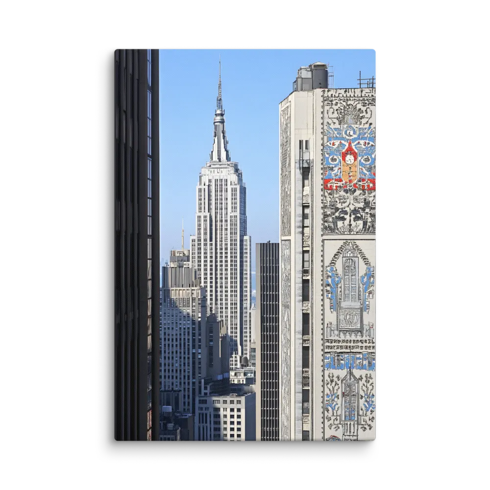 Urban Elegance: New York's Iconic Skyline | Canvas | 32″×48″