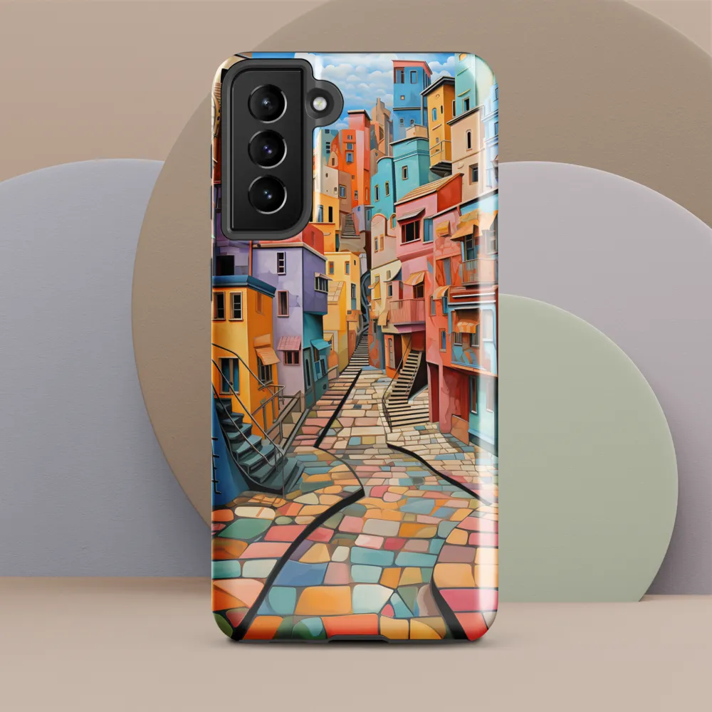 Vibrant Cityscape: A Kaleidoscope of Colors
