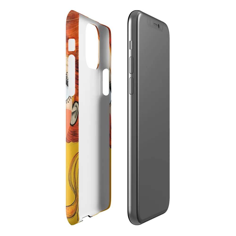 Whimsical Portrait of a Girl | Phone Case |  11 Pro | Snap Case | Glossy