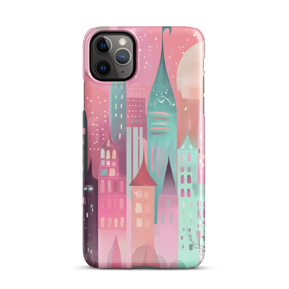 Whimsical City at Dusk | Phone Case |  11 Pro Max | Snap Case | Glossy