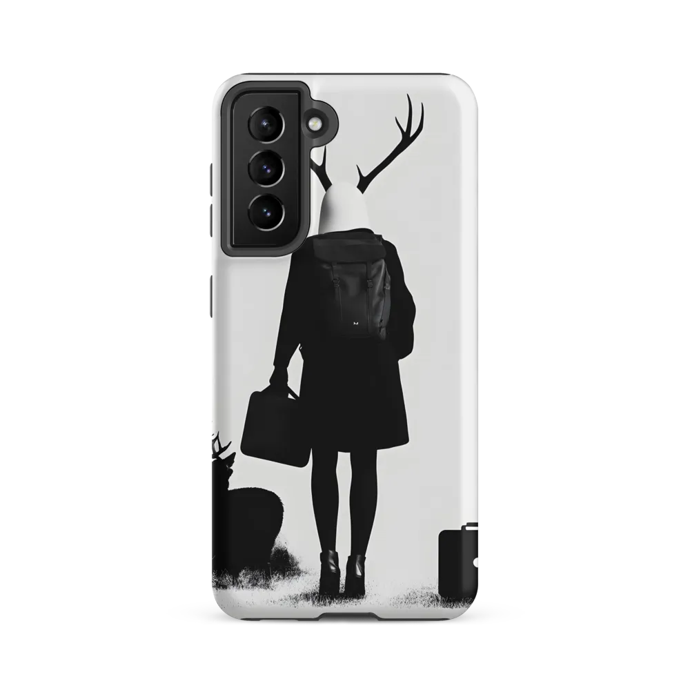 Antlered Reflections | Phone Case |  S21 FE | Tough Case | Matte