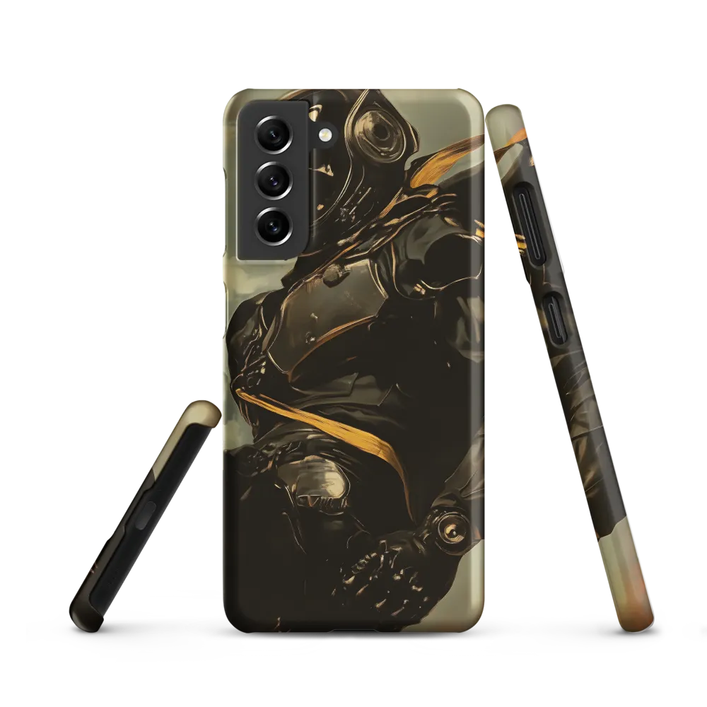 Ethereal Explorer: The Enigmatic Astronaut | Phone Case |  S21 | Snap Case | Matte