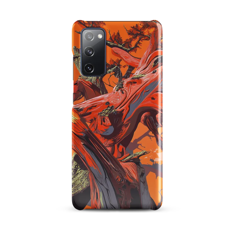 Life in Motion: An Abstract Tree | Phone Case |  S20 FE | Snap Case | Glossy