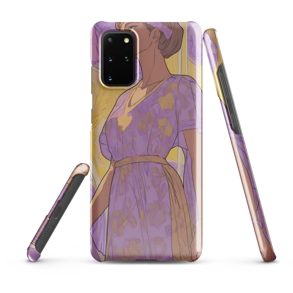 Elegance in Floral Harmony | Phone Case |  S20 Plus | Snap Case | Glossy