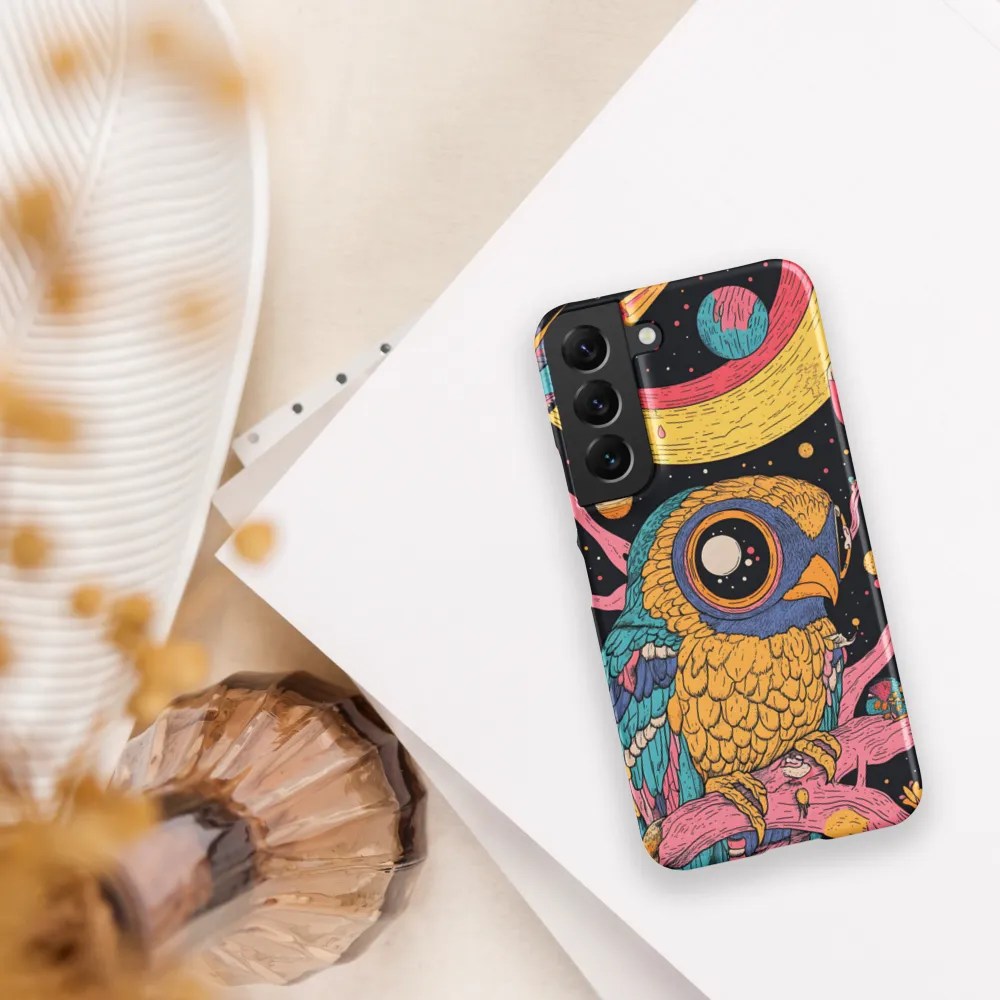 Whimsical Cosmic Owl