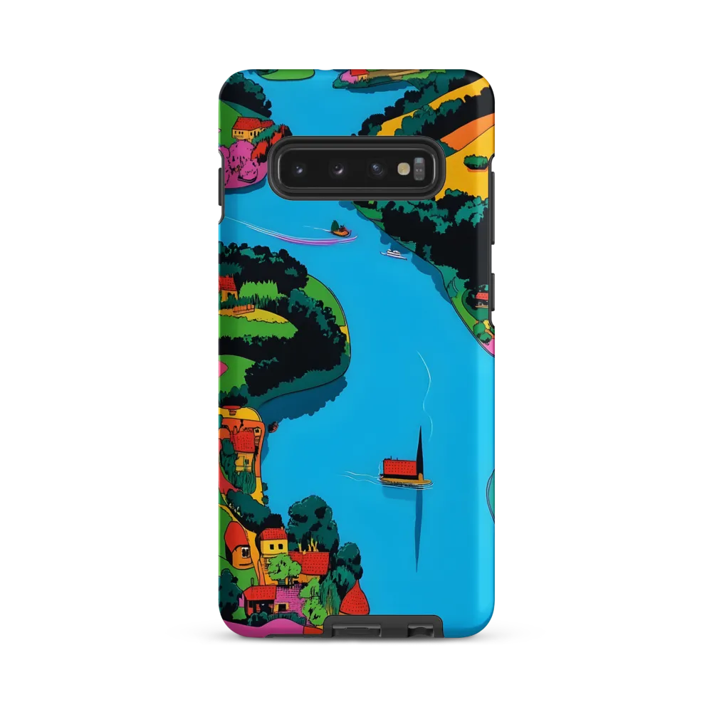 Whimsical River Landscape