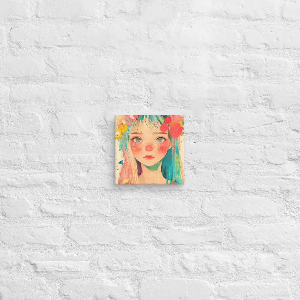 Whimsical Blossom | Canvas | 8″×8″