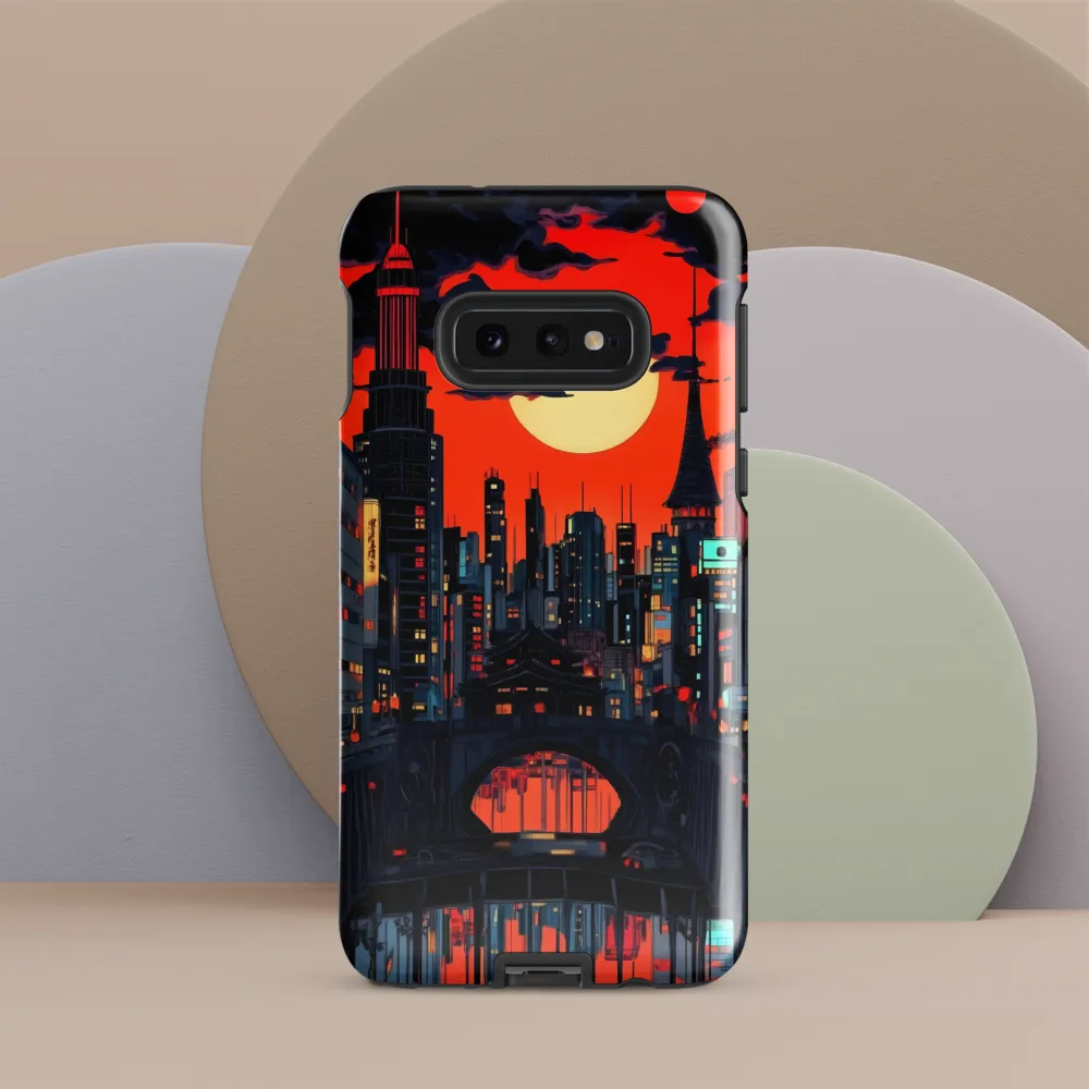 Nightfall in a Neon City