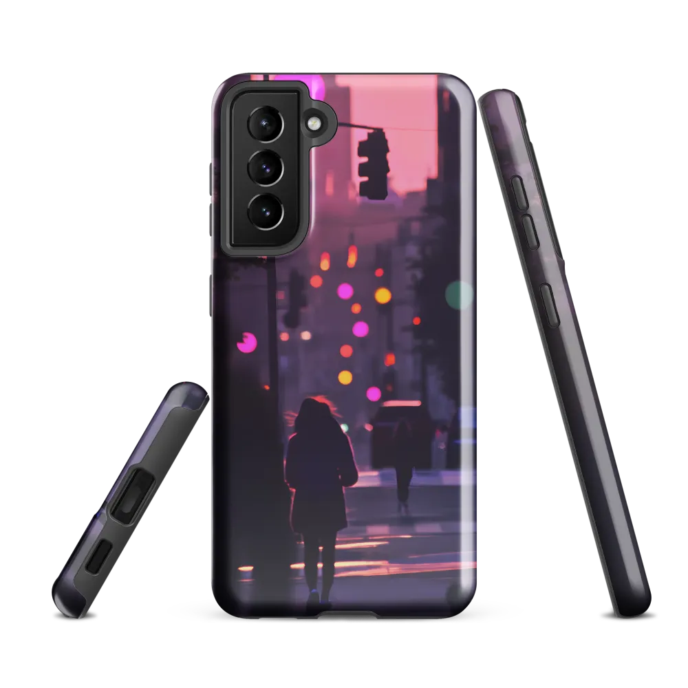 City Silhouettes at Dusk | Phone Case |  S21 FE | Tough Case | Glossy