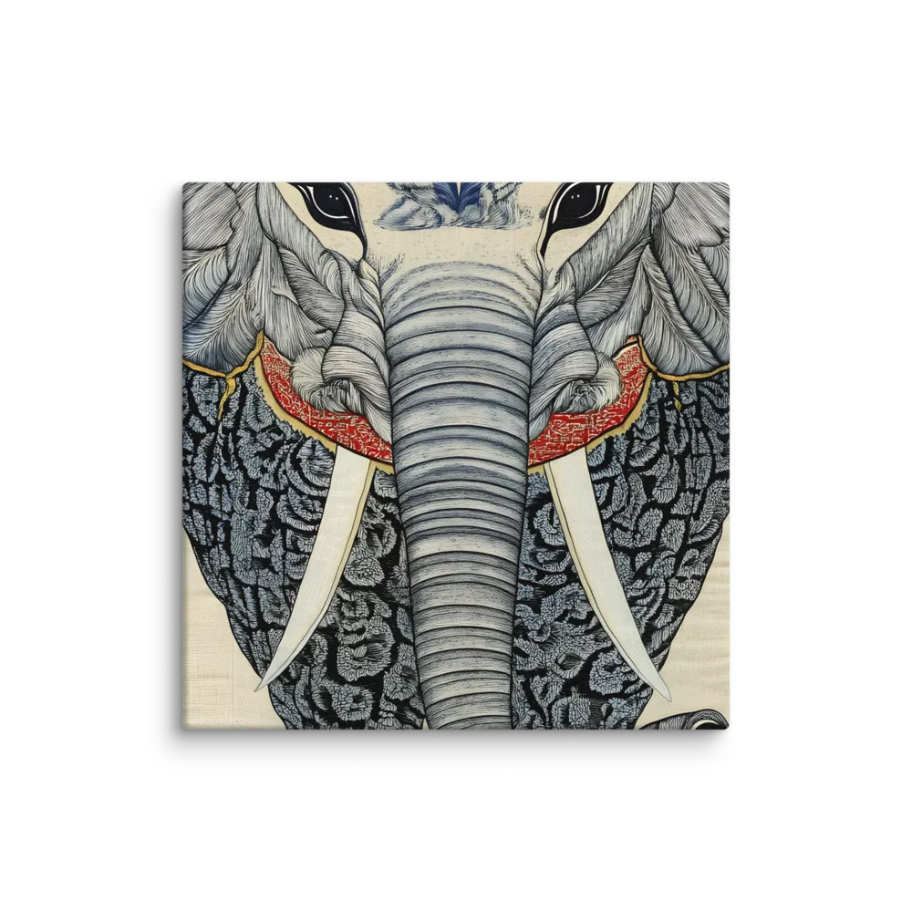 Majesty of the Elephant | Canvas | 8″×8″