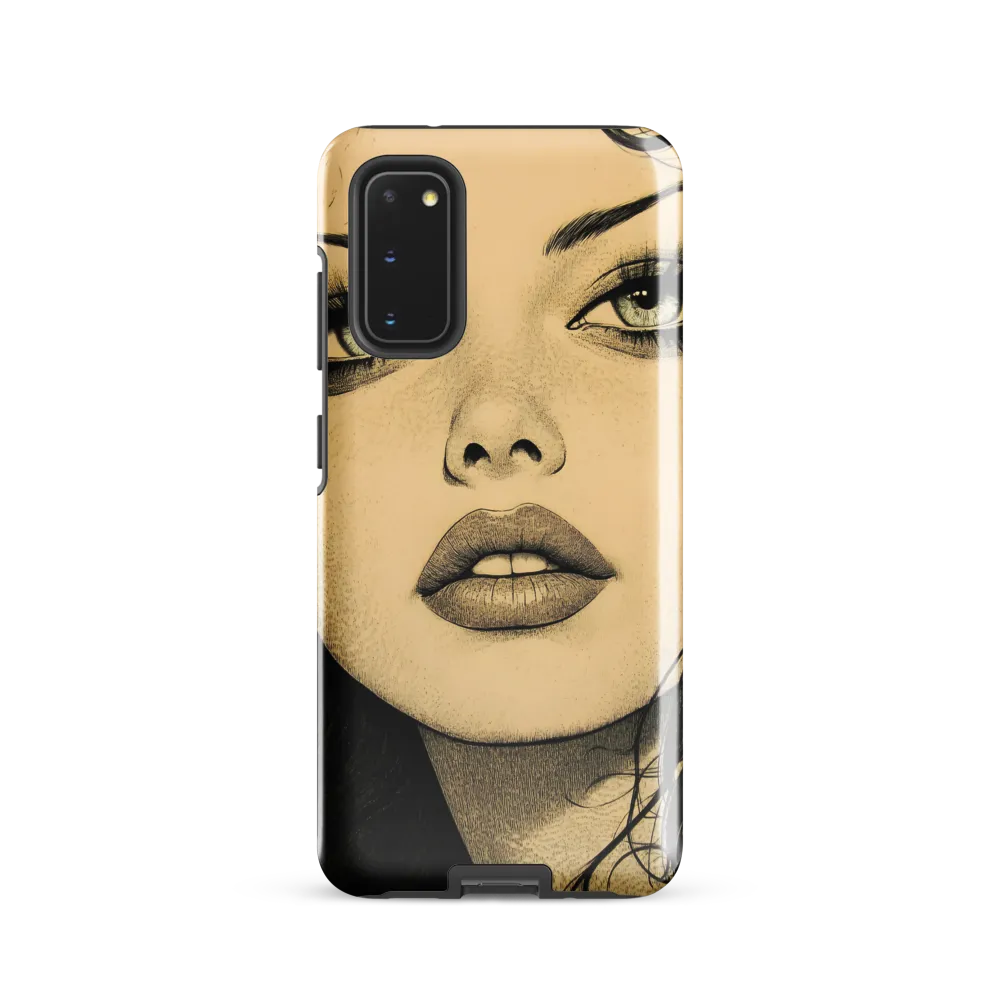 Enigmatic Gaze | Phone Case |  S20 | Tough Case | Glossy