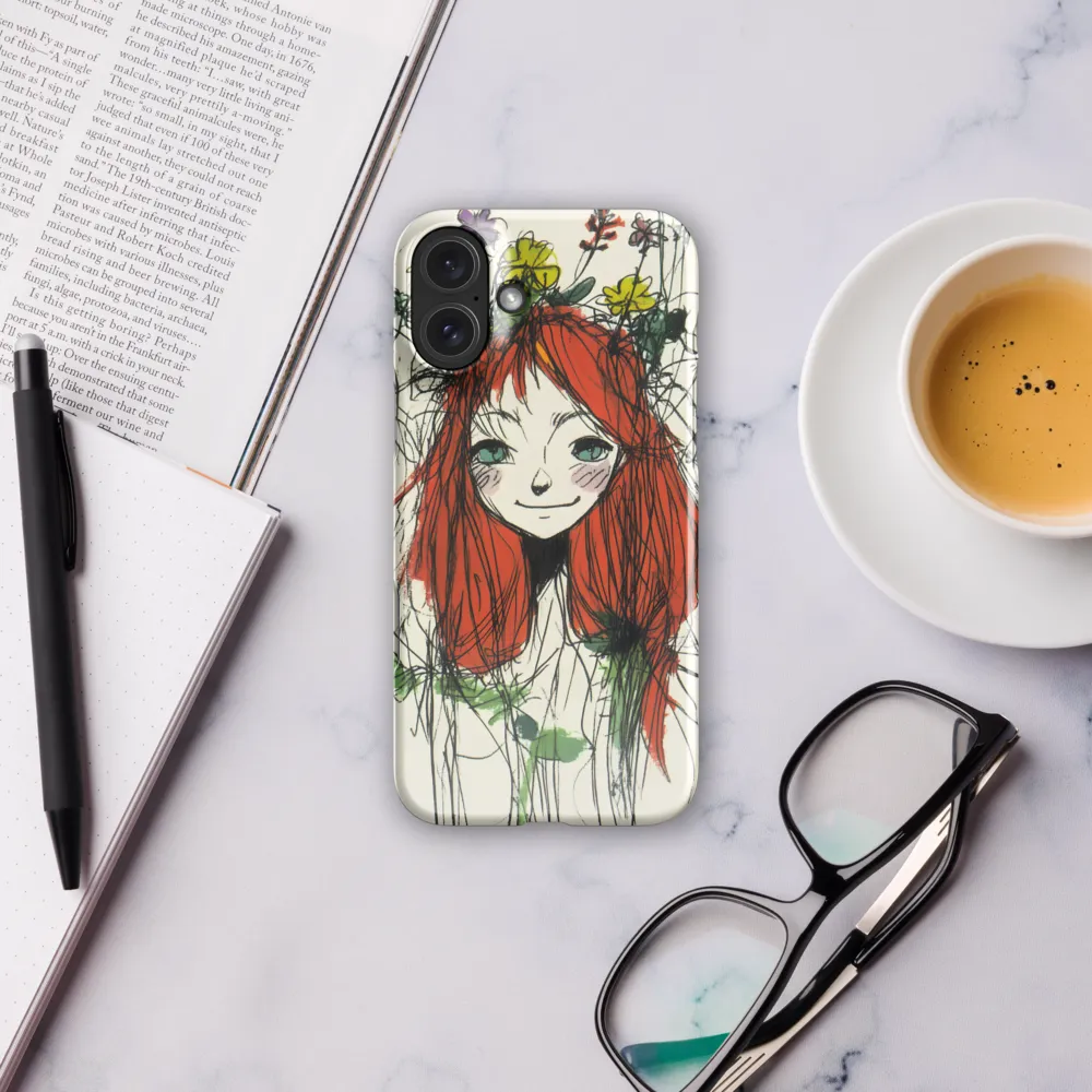 Whimsical Floral Portrait