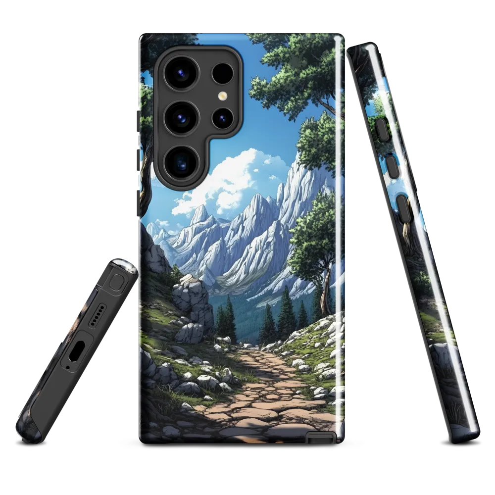 Journey Through Tranquility | Phone Case |  S24 Ultra | Tough Case | Glossy