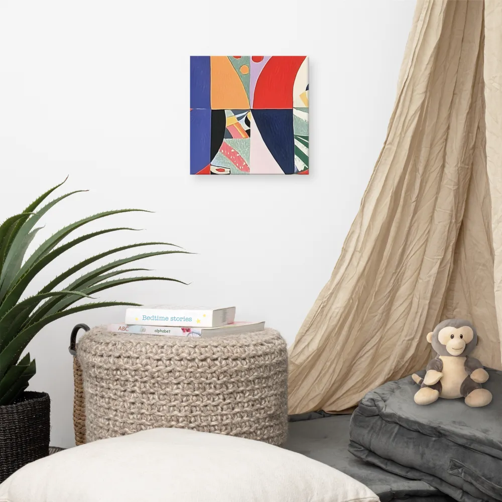 Dynamic Mosaic Symmetry | Canvas | 12″×12″