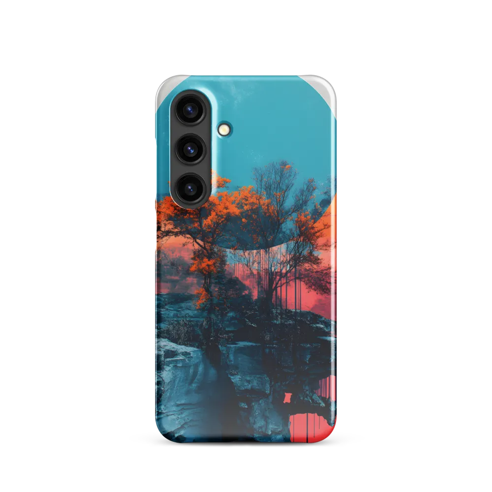Ethereal Landscapes: A Dance of Color and Form | Phone Case |  S24 | Snap Case | Glossy