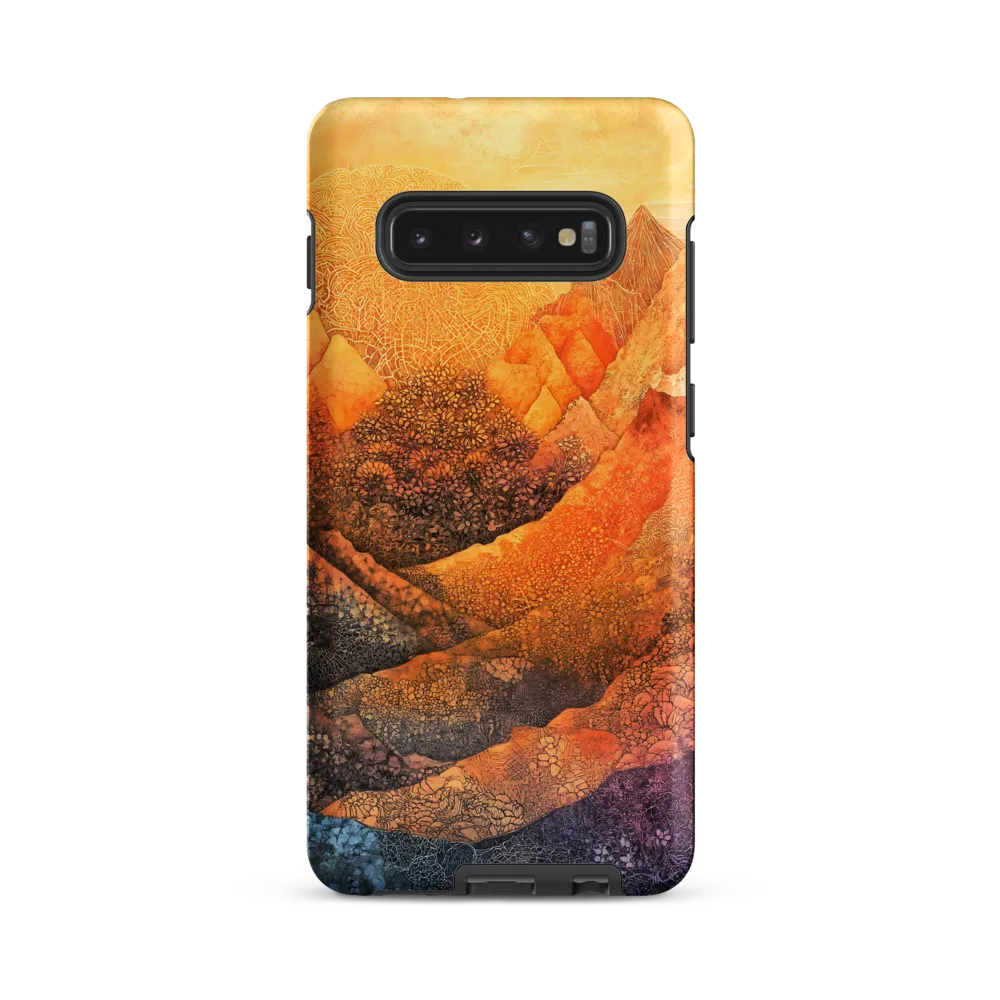 Serene Peaks of Color