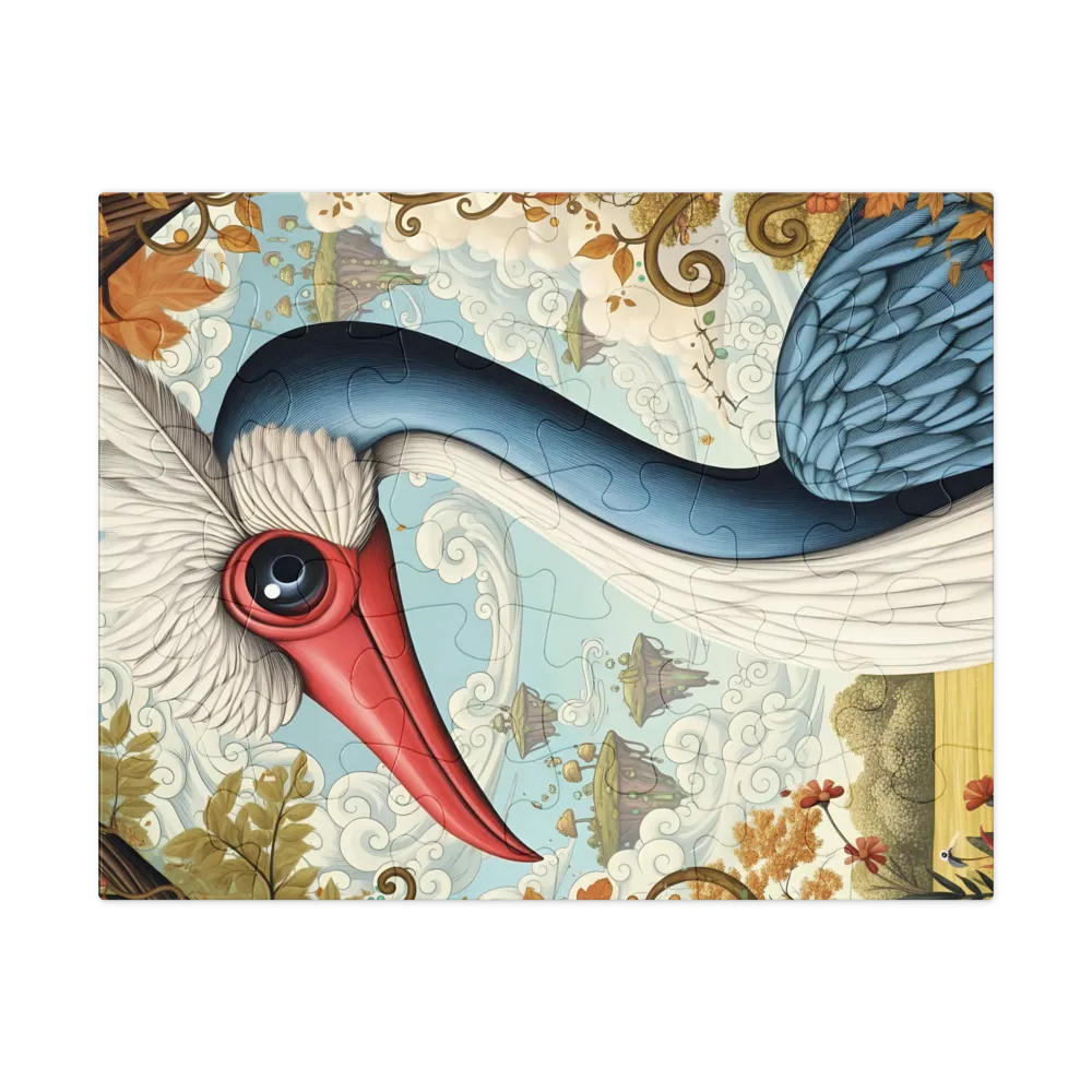 Cloud Crane 
 Jigsaw Puzzle in Tin Box