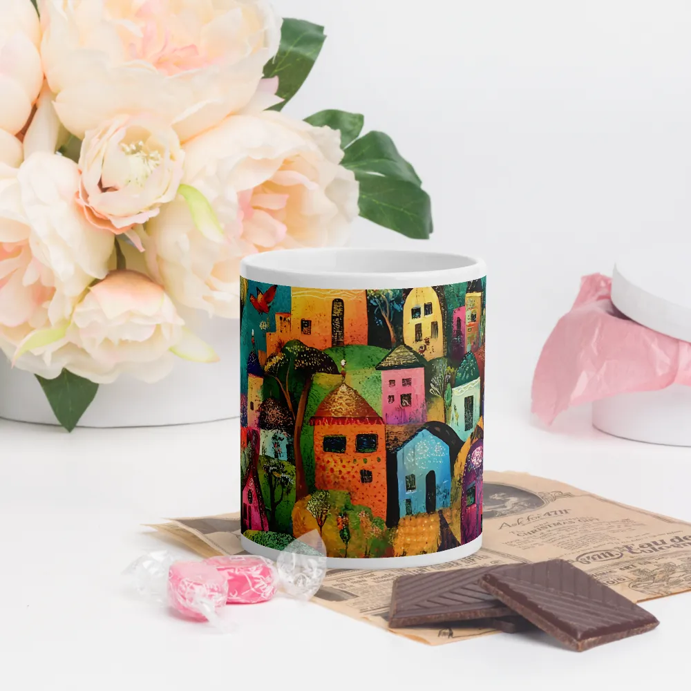 Whimsical Village Harmony | Mugs | Multiple Sizes & Colors