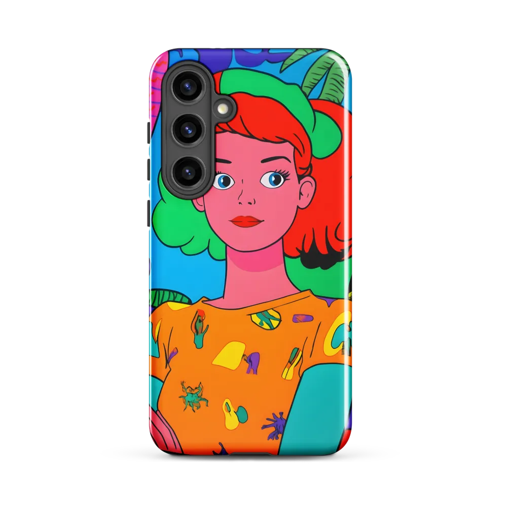 Tropical Vibes: A Playful Portrait