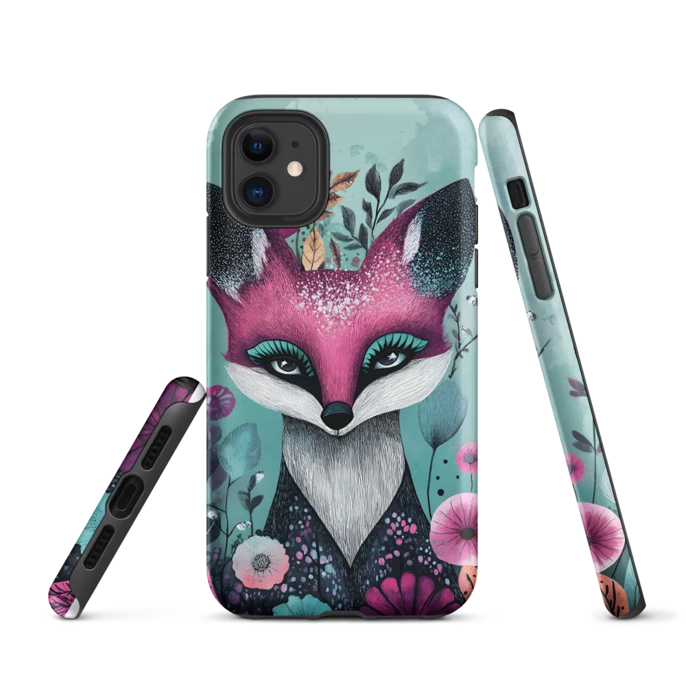 Whimsical Fox Among Blossoms