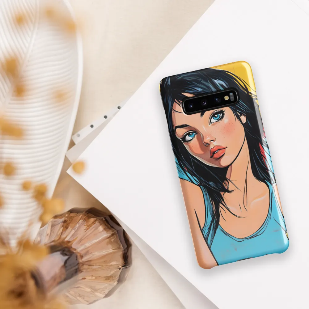 Vibrant Portrait of Modern Youth | Phone Case |  S10 Plus | Snap Case | Glossy