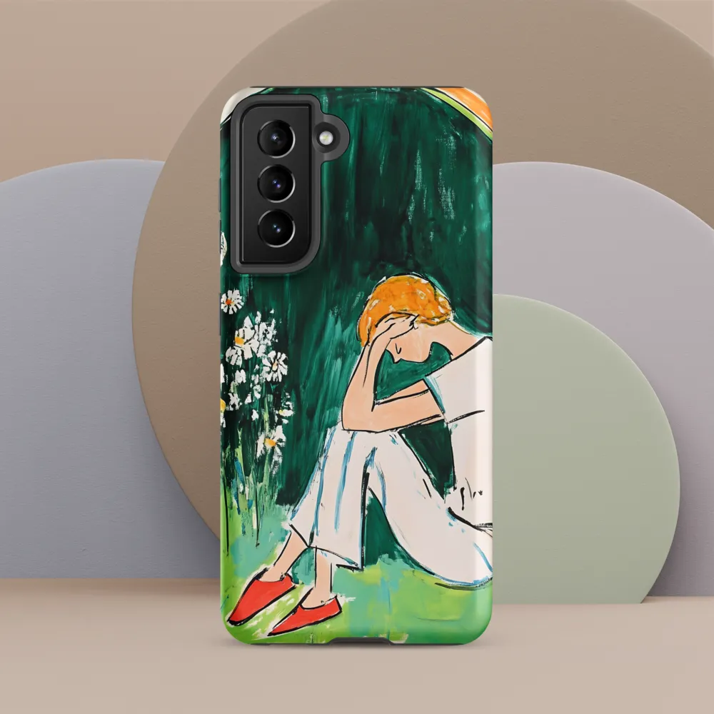 Silent Sorrow | Phone Case |  S21 | Tough Case | Matte