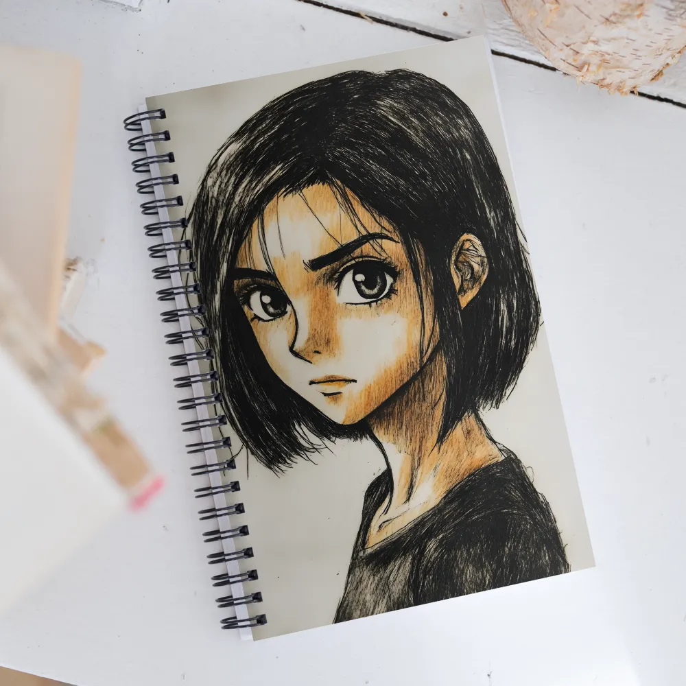 Portrait of Intensity | Spiral Notebook