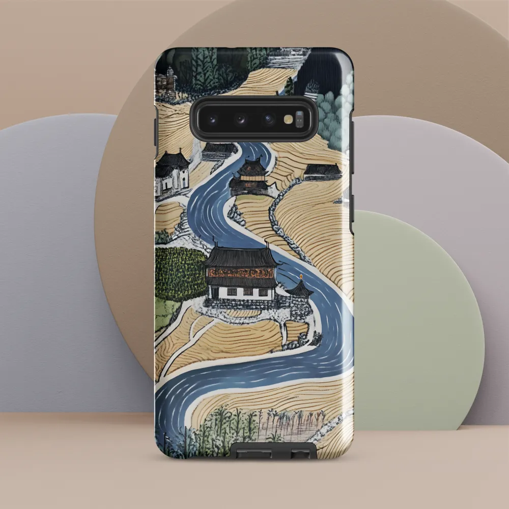 Harmony of Water and Fields | Phone Case |  S10 Plus | Tough Case | Glossy