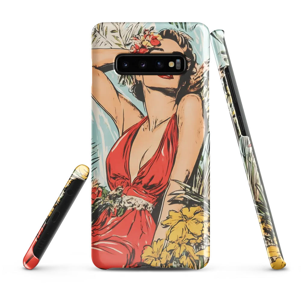 Tropical Allure | Phone Case |  S10 Plus | Snap Case | Glossy