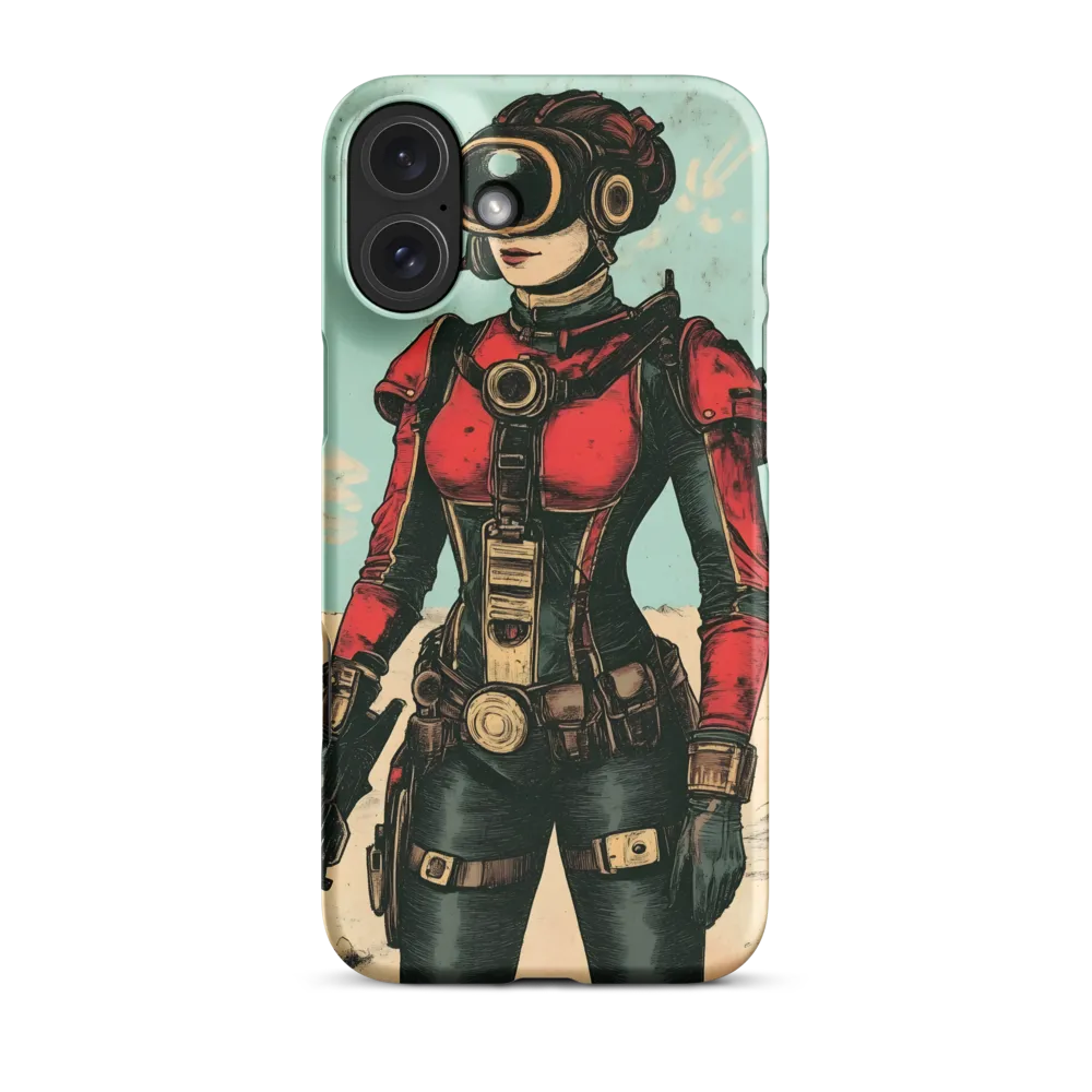 Futuristic Explorer: A Steampunk Adventure | Phone Case |  16 Plus | Snap Case | Matte