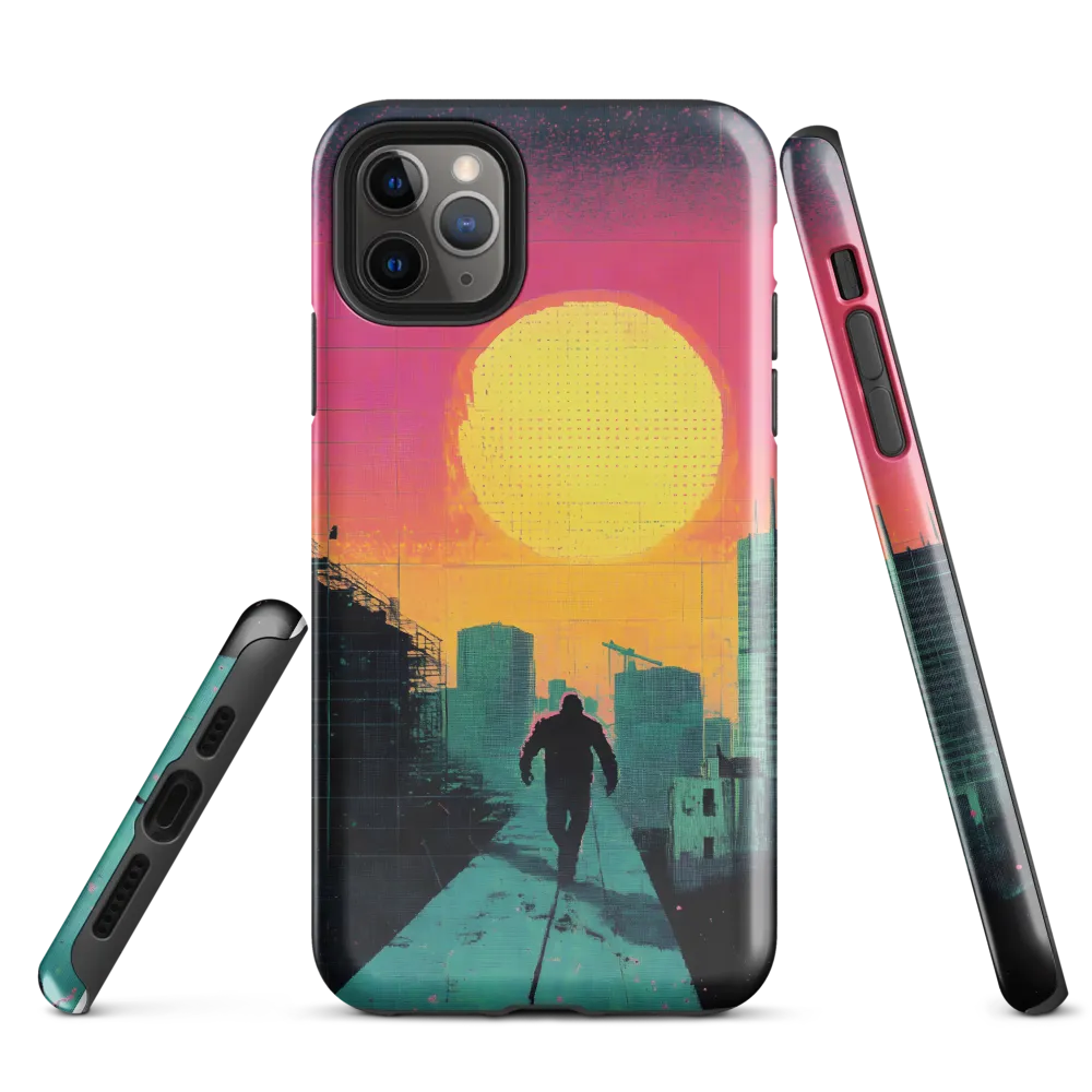 Solitude in a Neon City | Phone Case |  11 Pro Max | Tough Case | Glossy