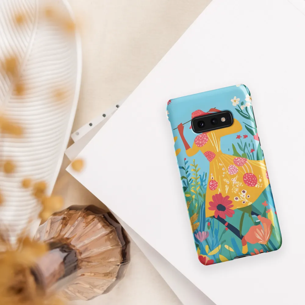 Dancing Among Blossoms | Phone Case |  S10e | Snap Case | Matte